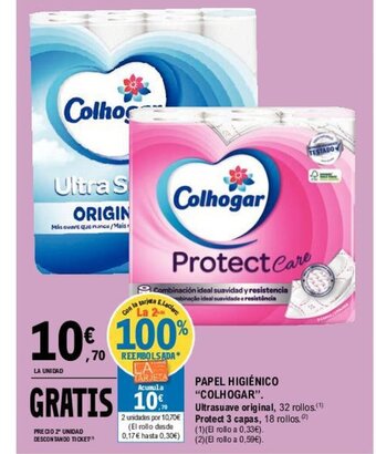 E.Leclerc Papel Higiénico "Colhogar" oferta