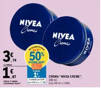 E.Leclerc Crema "Nivea Creme" oferta