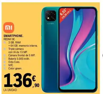 E.Leclerc Smartphone Redmi 9C oferta