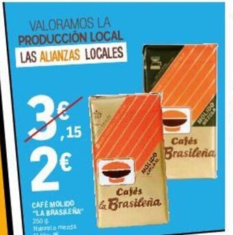 E.Leclerc Café Molido "La Brasileña" oferta