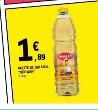 E.Leclerc Aceite de Girasol "Sorban" oferta