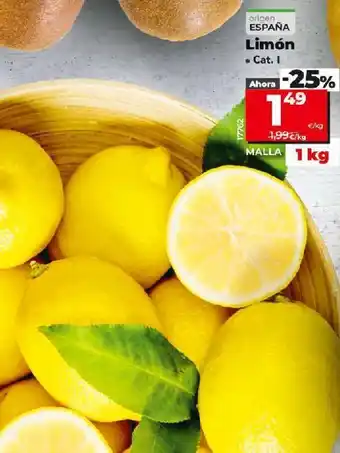 Dia Market Limon oferta