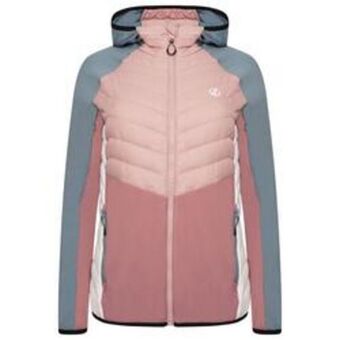 Decathlon Chaqueta surmount ii de lana para mujer rosa polvo, rosa meseta oferta