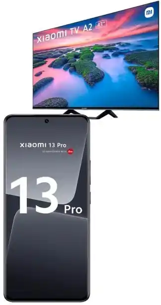 Orange Xiaomi 13 pro 5g 256gb negro + tv a2 43 negro oferta