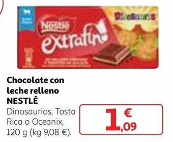 Alcampo Chocolate con leche nestlé oferta
