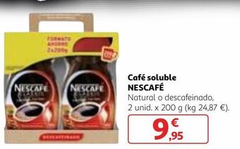 Alcampo Café soluble nescafé oferta