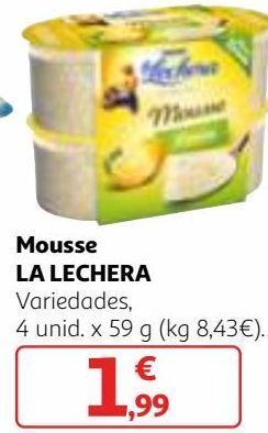Alcampo Mousse la lechera oferta