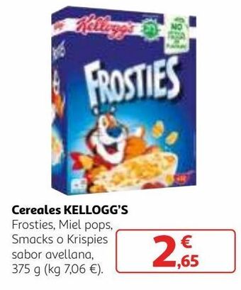 Alcampo Cereales kellogg's oferta