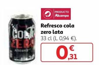 Alcampo Refresco de cola alcampo oferta