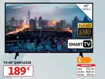 Alcampo Tv led 40'' qilive oferta