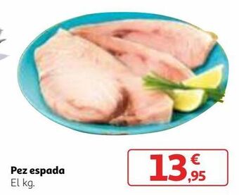 Alcampo Pez espada oferta