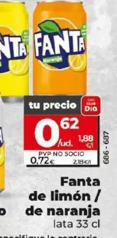 Maxi Dia Refrescos fanta oferta