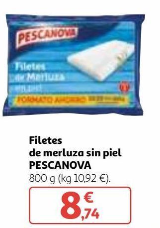 Alcampo Filetes de merluza pescanova oferta