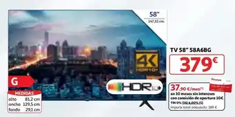 Alcampo Tv led hisense oferta