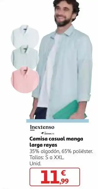 Alcampo Camisa manga larga oferta