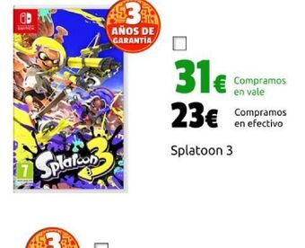 CeX Splatoon 3 oferta