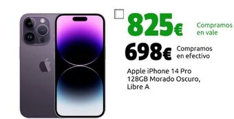 CeX Apple iphone 14 pro 128gb morado oscuro, libre a oferta