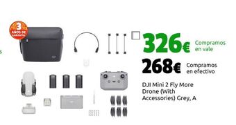 Dji mini 2 fly more drone (with accessories) grey, a