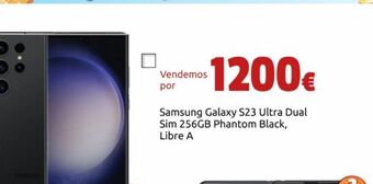 CeX Samsung galaxy s23 ultra dual sim 256gb phantom black, libre a oferta