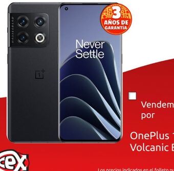 CeX Oneplus 10 pro 5g (12gb+256gb) volcanic black, libre a oferta