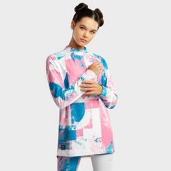 Decathlon Camiseta interior térmica mujer slush-w rosa chicle - azul eléctrico oferta