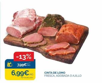 Supermercados La Despensa Cinta de lomo oferta