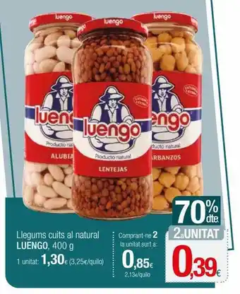 Condis Llegums cuits al natural luengo oferta