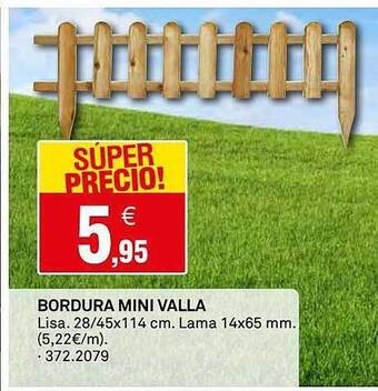 Bricoking Bordura mini valla oferta