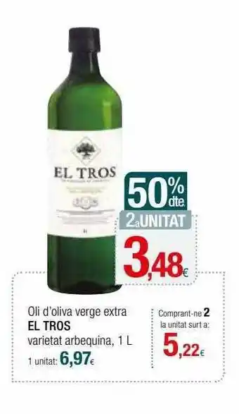 Condis Oli d'oliva verge extra el tros oferta
