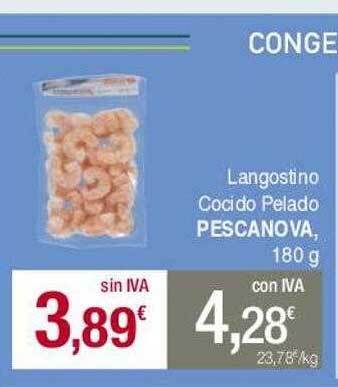 Masymas Langostino cocido pelado pescanova oferta