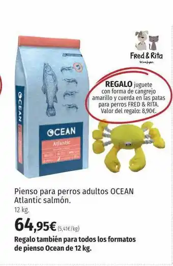 El Corte Inglés Pienso para perros adultos ocean atlantic salmón oferta