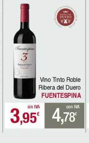 Masymas Vino tinto roble ribera del duero fuentespina oferta