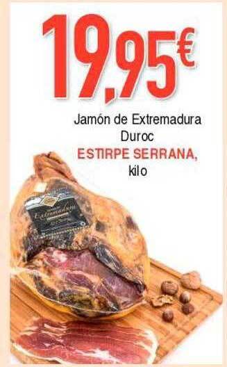Masymas Jamón de extremadura duroc estirpe serrana oferta