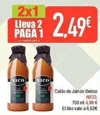 Masymas Caldo de jamón ibérico nico oferta