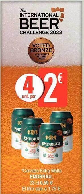 Masymas Cerveza extra malta emdbräu oferta
