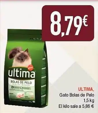 Masymas Ultima gato bolas de pelo oferta