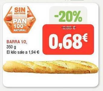 Masymas Barra ½ oferta