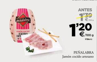 BM Supermercados Peñalabra jamón cocido artesano oferta