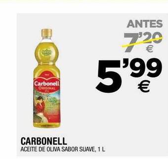 BM Supermercados Carbonell aceite de oliva sabor suave oferta