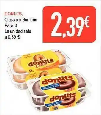 Masymas Donuts, classic o bombón oferta
