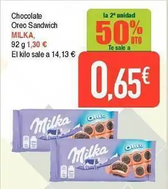 Masymas Chocolate oreo sandwich milka oferta