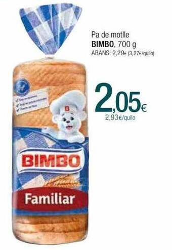 Condis Pa de motlle bimbo oferta