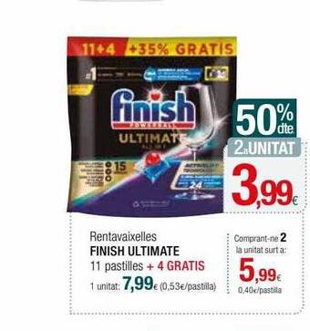 Condis Rentavaixelles finish ultimate oferta