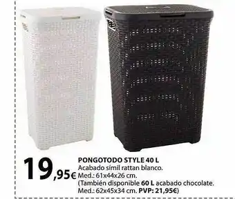 Tú Brico-Marian Pongotodo style oferta