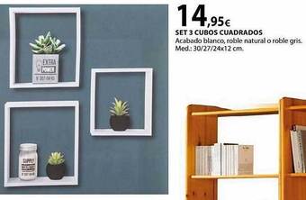 Tú Brico-Marian Set 3 cubos cuadrados oferta