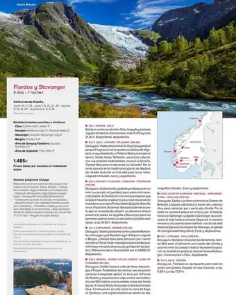 Viajes El Corte Inglés Fiordos y stavanger oferta