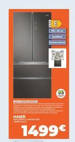 Pascual Martí Frigorífico americano haier oferta