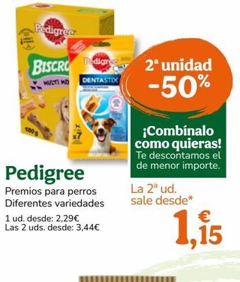 TiendAnimal Snacks para mascotas pedigree oferta