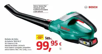 Bauhaus Soplador bosch oferta