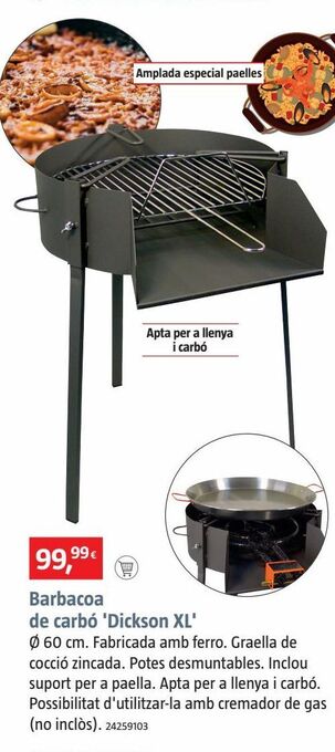 Bauhaus Barbacoa de carbón oferta